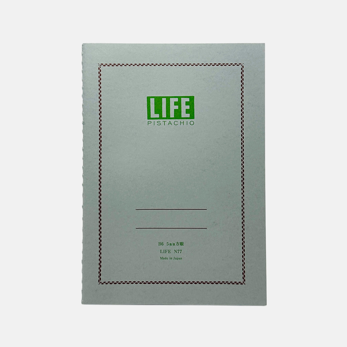 Life Pistachio N77 Notebook B6 Grid