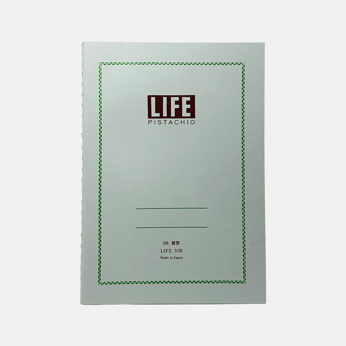 Life Pistachio N78 Notebook B6 Lined