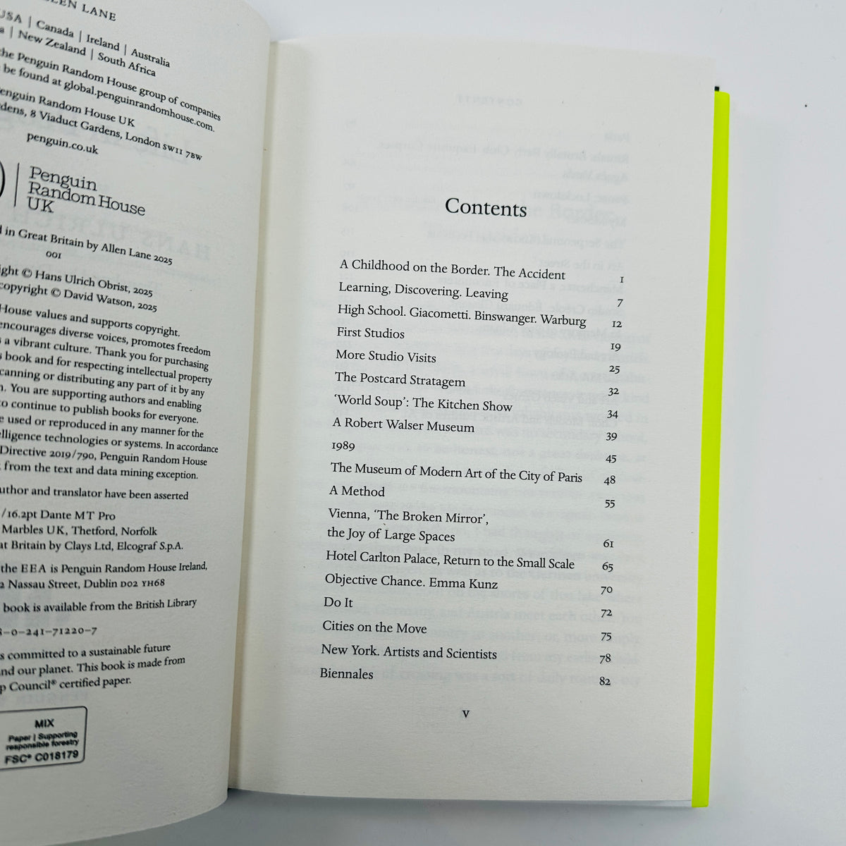 Life in Progress - Hans Ulrich Obrist