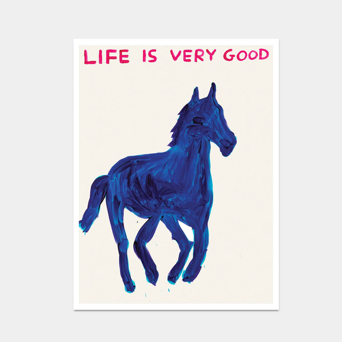 Life is Very Good - David Shrigley Poster