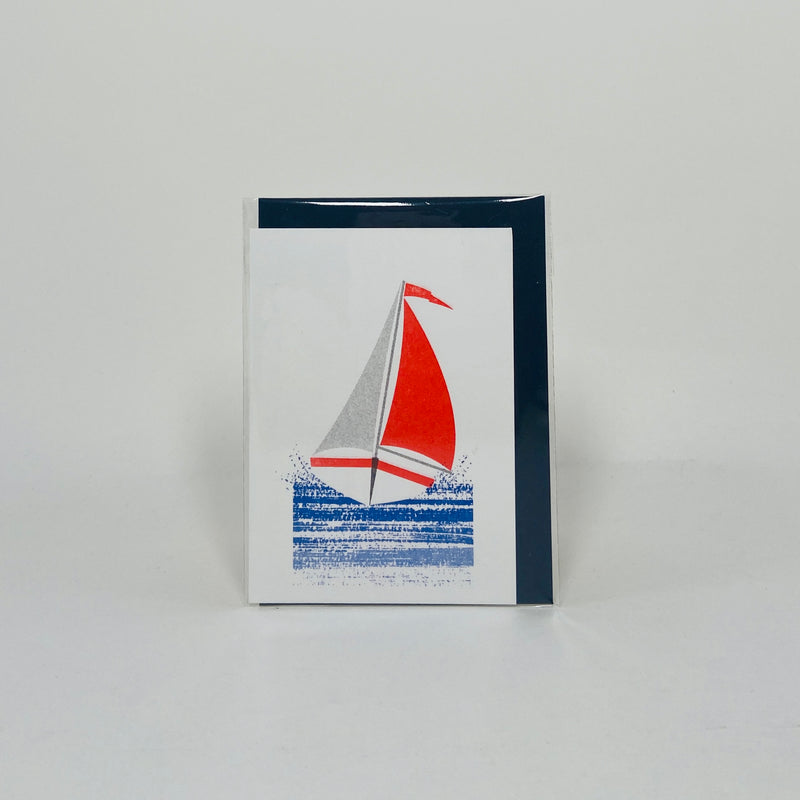 Little Sailing Boat - Bobbie Print Card