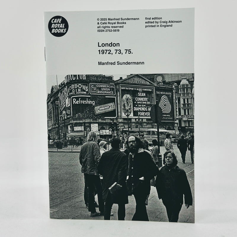 Manfred Sundermann - London 1972, 73, 75