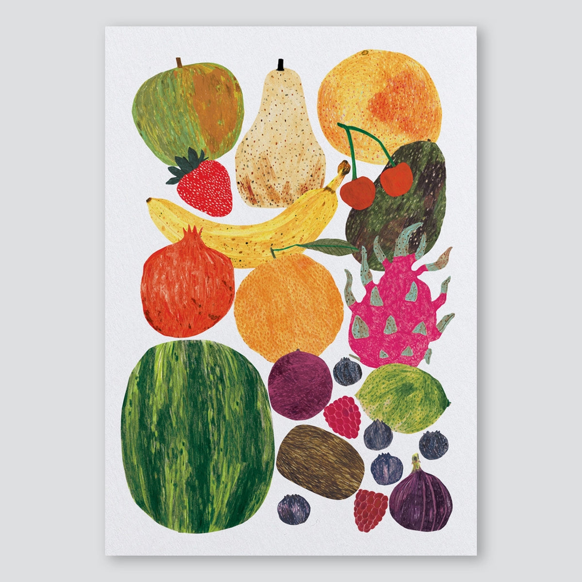 Loose Fruit A3 Print - James Barker
