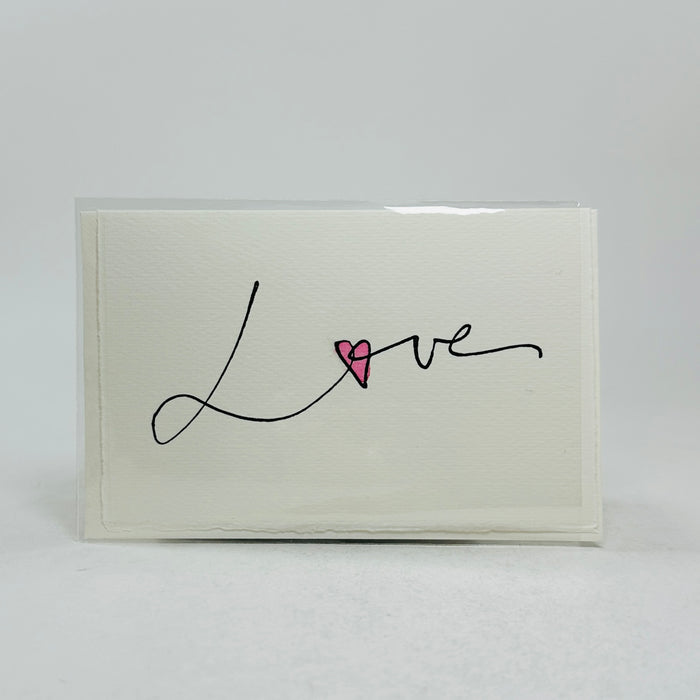 Love Heart - Scribble And Daub Card