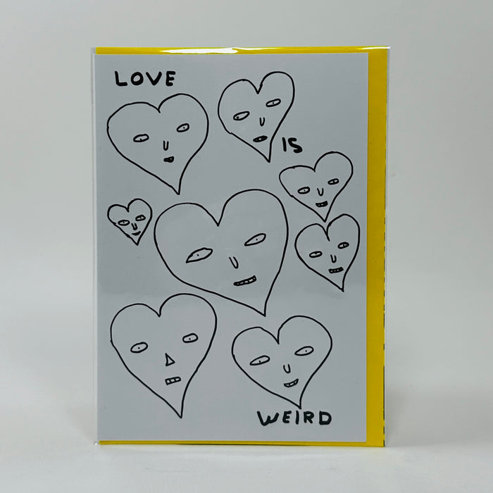 Love Is Weird - David Shrigley Card