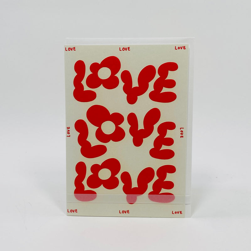 Love Love Love - Wrap Card