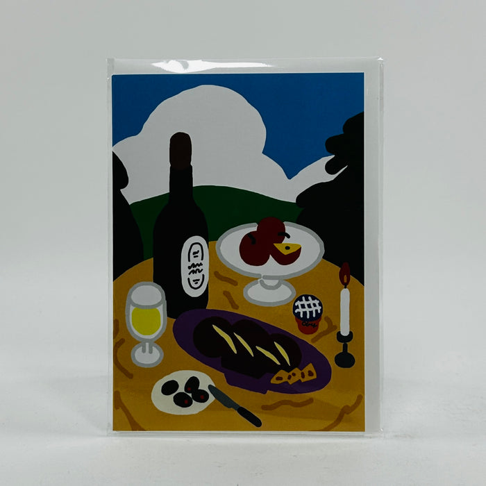 Lunch In The Hills - Wrap Card