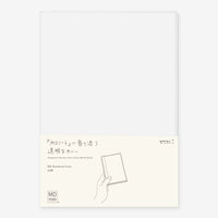 MD Clear Cover for MD Notebook - A5