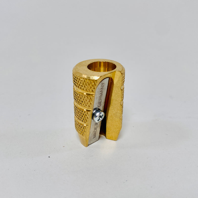 M+R Single Hole Brass Bullet Pencil Sharpener