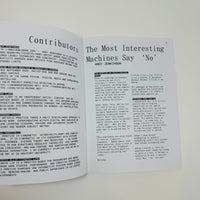 Machine Zine #1 - Human Computer Interaction