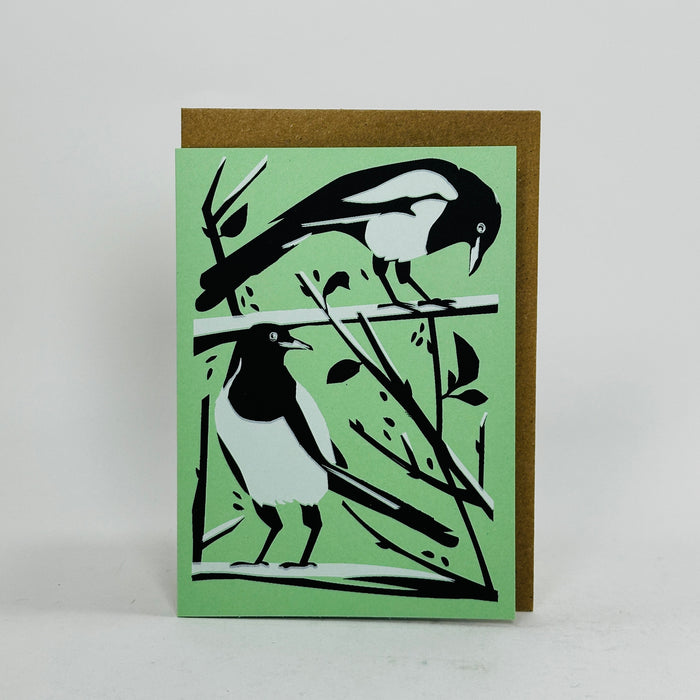 Magpies - Pirrip Press Card