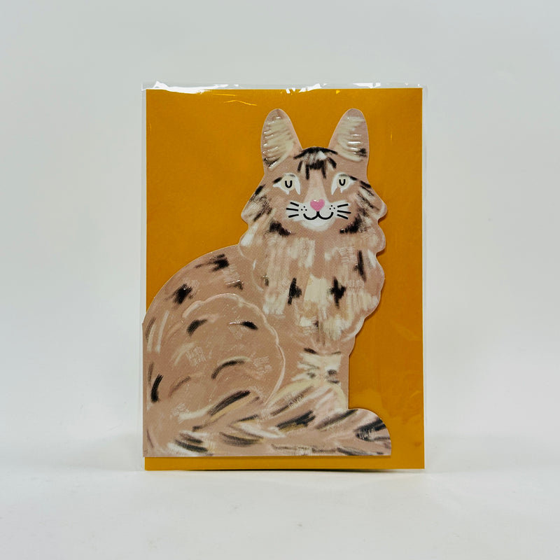 Maine Coon - Raspberry Blossom Card