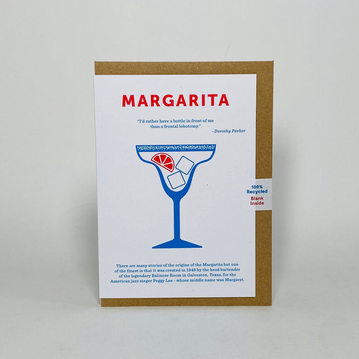 Margarita Cocktail - Crispin Finn Card