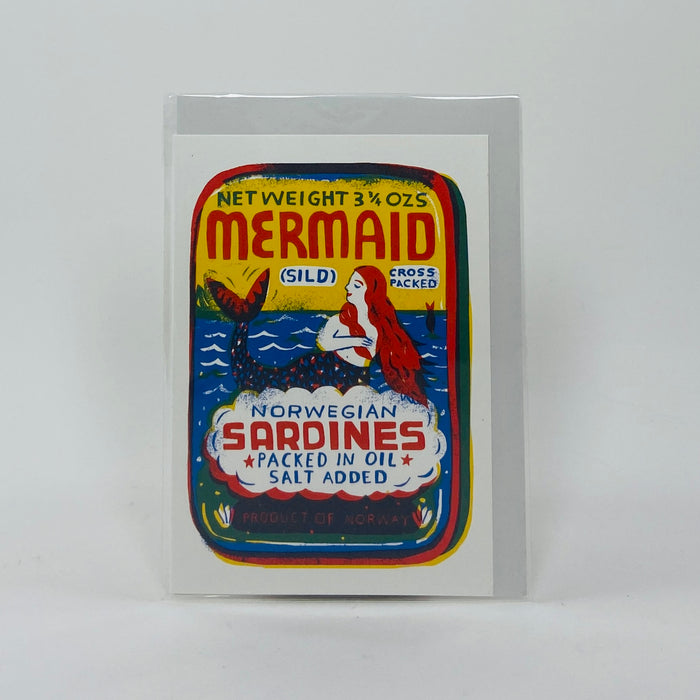 Mermaid Sardines - The Printed Peanut Card