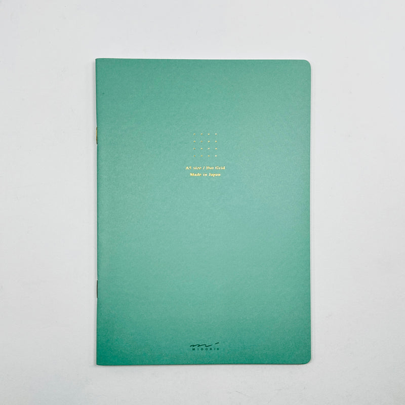 Midori Notebook A5 - Mint Green Dot Grid