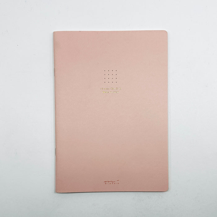 Midori Notebook A5 - Pink Dot Grid