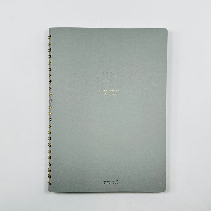 Midori Ring Notebook A5 - Grey Dot Grid