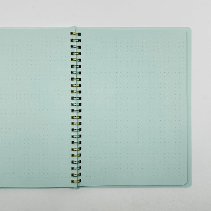 Midori Ring Notebook A5 - Mint Green Dot Grid