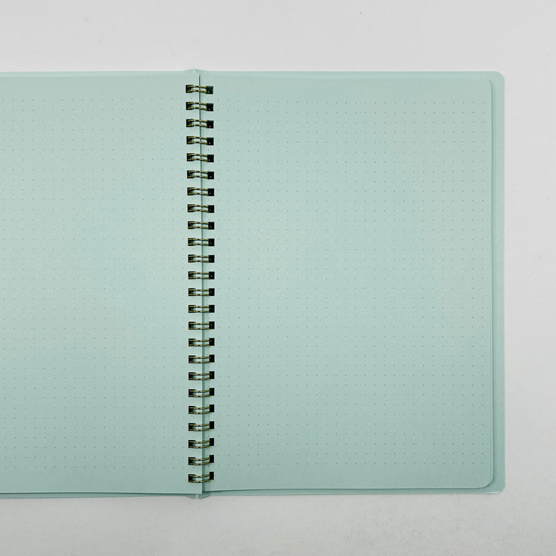 Midori Ring Notebook A5 - Mint Green Dot Grid