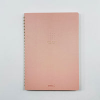 Midori Ring Notebook A5 - Pink Dot Grid