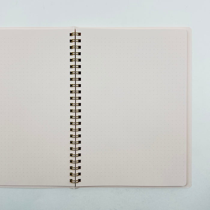 Midori Ring Notebook A5 - Pink Dot Grid