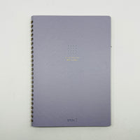 Midori Ring Notebook A5 - Purple Dot Grid