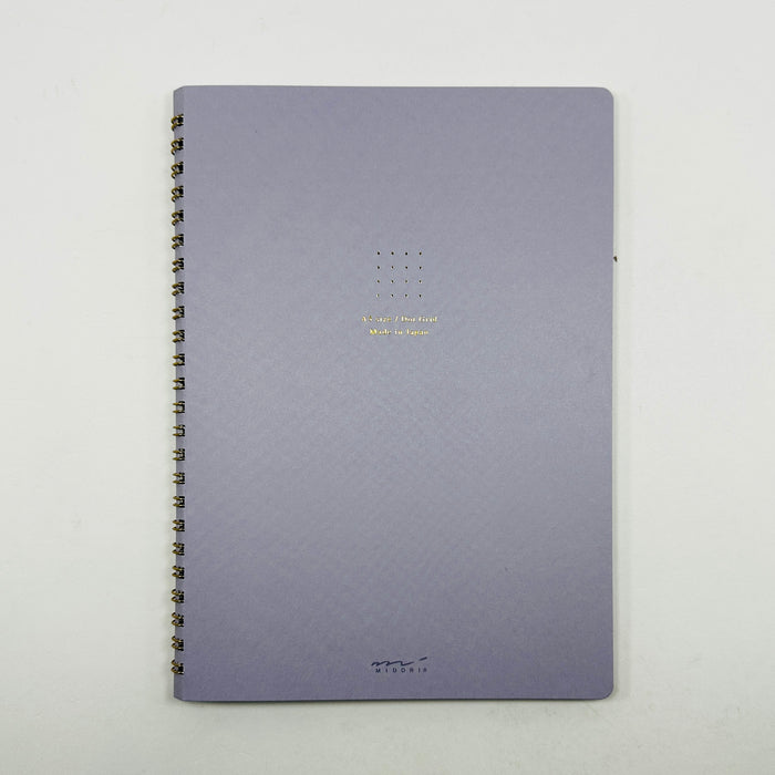 Midori Ring Notebook A5 - Purple Dot Grid
