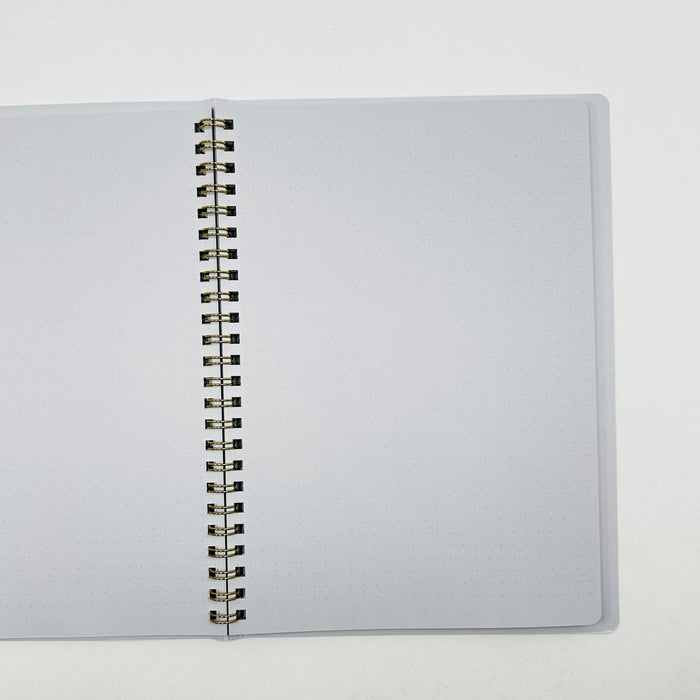 Midori Ring Notebook A5 - Purple Dot Grid
