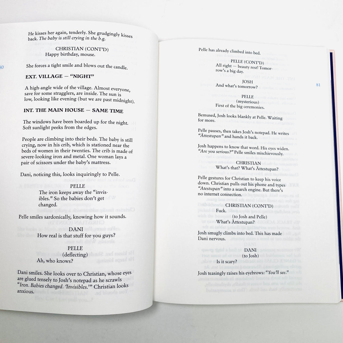 Script Cover Midsommar Midsommar Screenplay Book – UNITOM