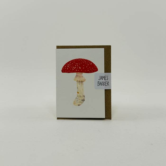 Mini Fly Agaric Mushroom - James Barker Card