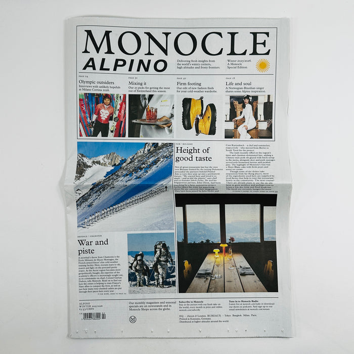 Monocle Alpino Newspaper - Winter 2025/26