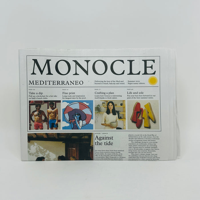 Monocle Mediterraneo Newspaper - Summer 2025