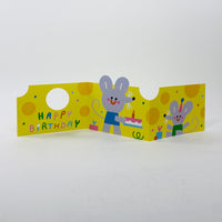 Mouse in Cheese Fold Out Card - Wrap Card