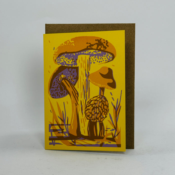 Mushrooms - Pirrip Press Card