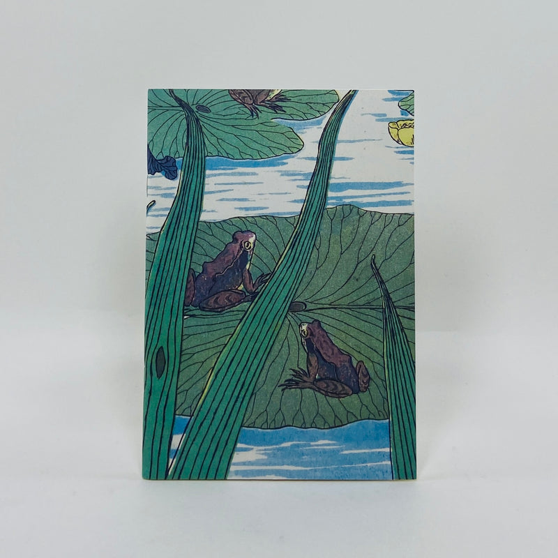 Notebook Frogs, Iris and Waterlilies Notebook
