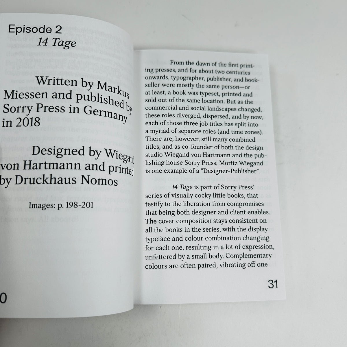 Notes on Book Design