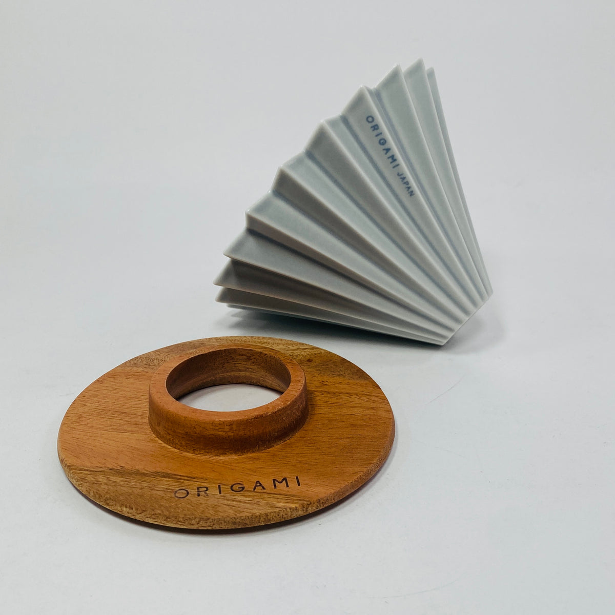 Origami Wooden Dripper Holder
