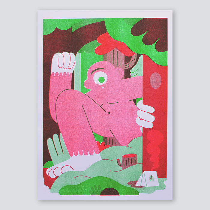 Outside A3 Print - Lauren Morsley