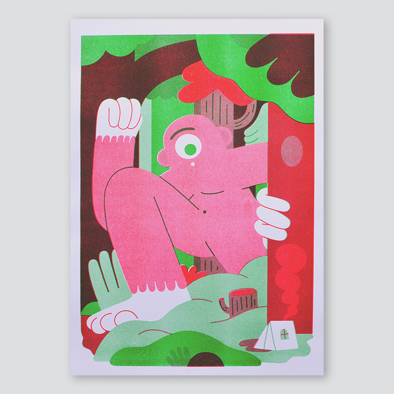 Outside A3 Print - Lauren Morsley
