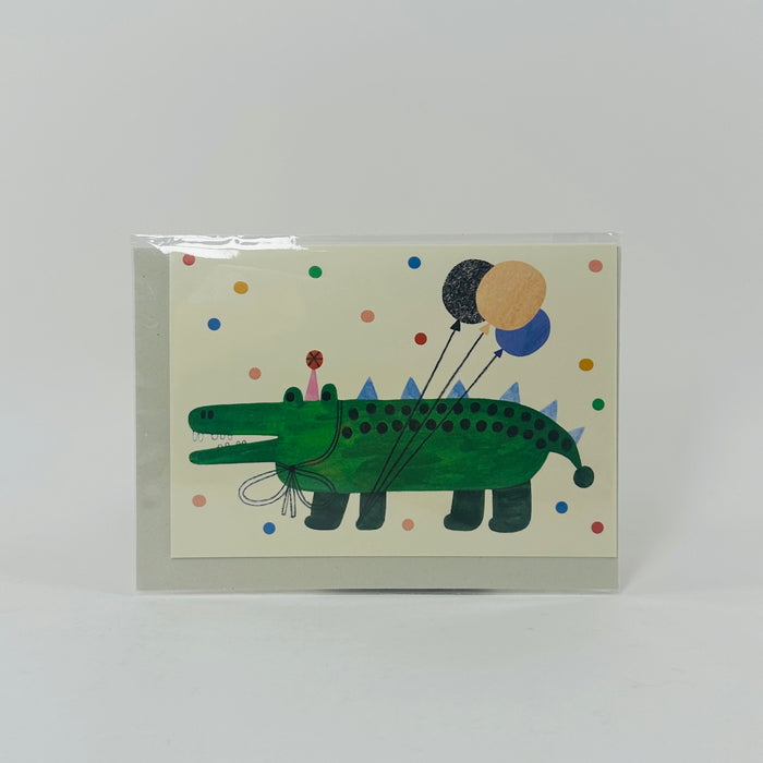 Party Alligator - Daria Solak Card