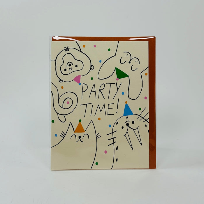 Party Time Animals - Wrap Card