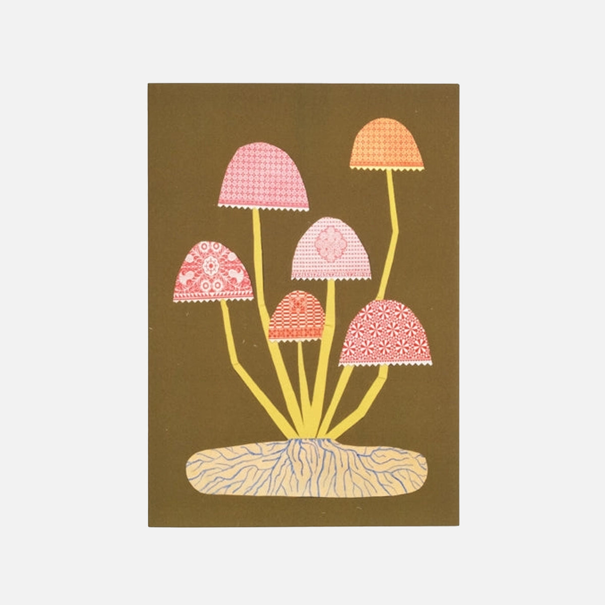 Pattern Root Mushroom - Hadley Card
