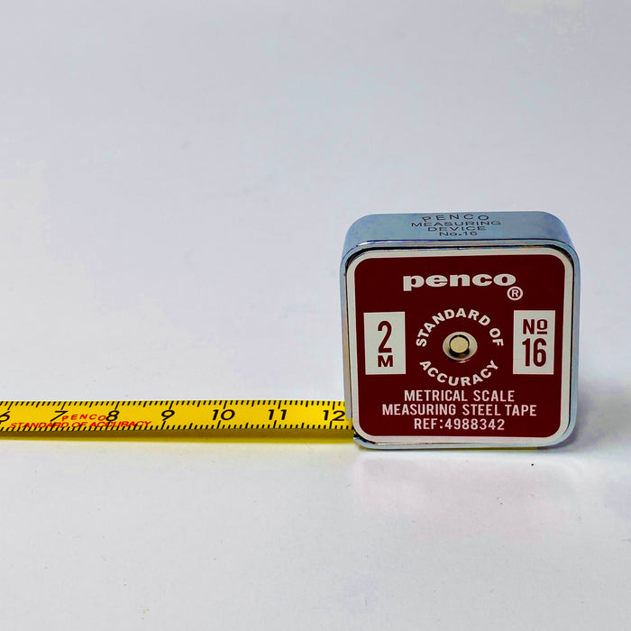 Penco Pocket 2M Tape Measure - Red