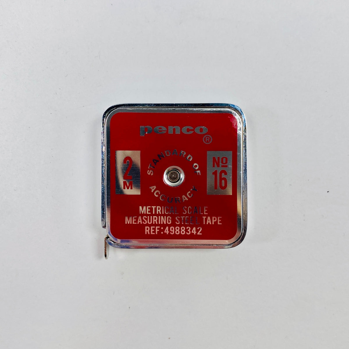 Penco Pocket 2M Tape Measure - Red