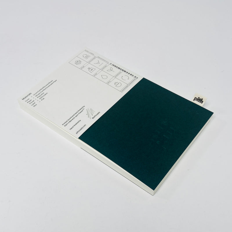 Pith Yuzu Flex Notebook Hunter Green - Blank