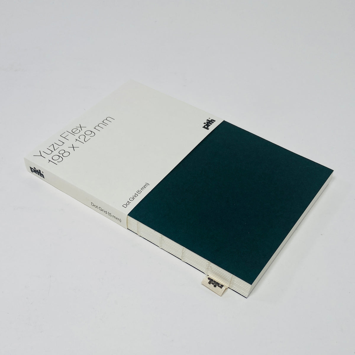 Pith Yuzu Flex Notebook Hunter Green - Dot Grid