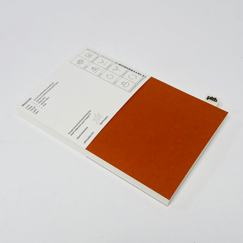 Pith Yuzu Flex Notebook Terracotta - Blank