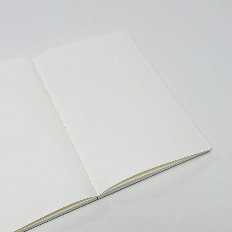 Pith Yuzu Notebook Grey - Dot Grid