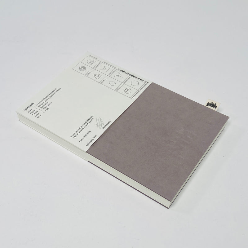 Pith Yuzu Notebook Grey - Lined