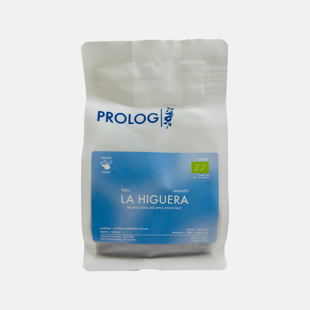 Prolog Coffee - La Higuera - Peru - 250g Bag
